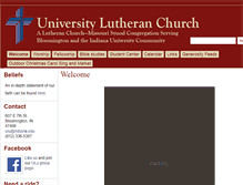 Tablet Screenshot of indianalutheran.com